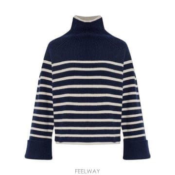 26SS 랙앤본 여성 니트 스웨터 RG1I25H6MWLNAVY TP578508595