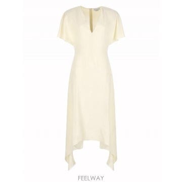 Stella McCartney 26SS ���ڶ� ��īƮ�� V �� �̵� �巹�� 6A06573FU3729210 TP57839823126SS ���ڶ� ��īƮ�� V �� �̵� �巹�� 6A06573FU3729210