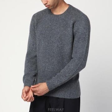 26FW 드루모어 Grey 램스 울 스웨터 D8W103GLOWO670 TP578981998