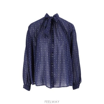 Forte Forte 26FW ������ ������ ��ư ��ũ ������ boho ����  Le club  15119MYSHIRTF50A50226FW ������ ������ ��ư ��ũ ������ boho ����  Le club