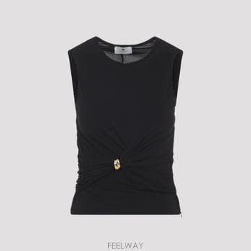 Elisabetta Franchi 26SS �����ں�Ÿ ����Ű ž in ���ڽ� con anello metallico �����ں�Ÿ ����Ű TO0326SS �����ں�Ÿ ����Ű ž in ���ڽ� con anello metal