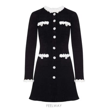 Self Portrait 26FW ���� ��Ʈ����Ʈ ��Ʈ �� ��Ʈ �巹�� With �÷η� Profiles AW26099SB TP581726FW ���� ��Ʈ����Ʈ ��Ʈ �� ��Ʈ �巹�� With �÷η� P