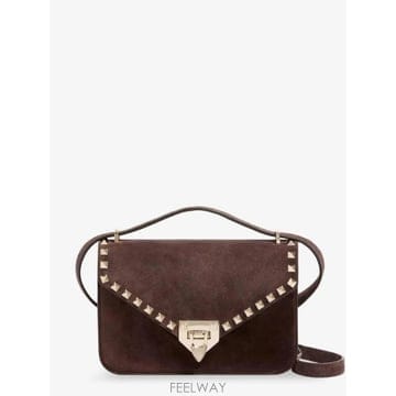 26FW 발렌티노 락스터드 스몰 suede 크로스바디 백 9W2B0T76KQQ0TO TP578186181