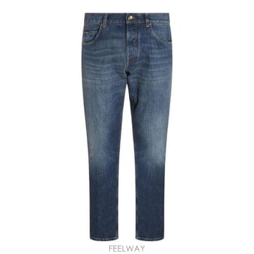 Dolce   Gabbana 로고 플라크 슬림 핏 진 GP22ZDG8PO6 S9001 TP979767895