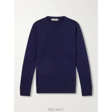 26 FW CANALI 블루 울 스웨터 TP582009381
