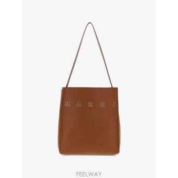 26 FW 마르니 로고 자수 토트 백 SHMP0111U4P6483 TP458365664