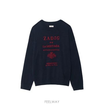 26 FW 쟈딕앤볼테르 마르코 크루 넥 스웨터 KMSW01890 TP456758287