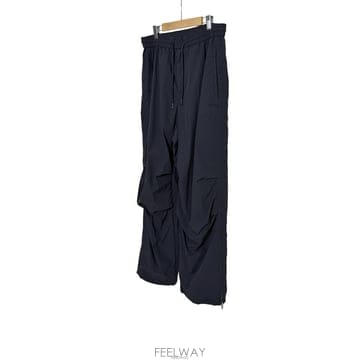 [44] 준지 남성 23fw 나일론 드로우스트링 와이드 셔링 팬츠 그레이
