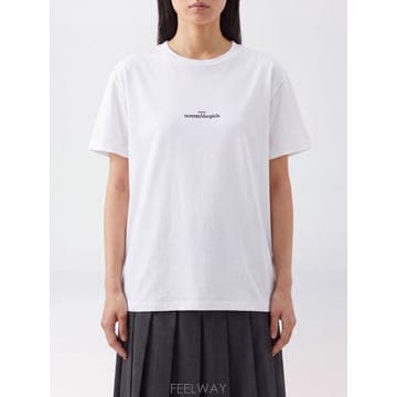 [A6] 메종 마르지엘라 S50GC0736DS22816 여성 티셔츠 S50GC0736DS22816-100
