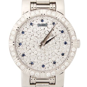 [폴스두잉] PIAGET 피아제 댄서 다이아세팅 화이트골드18K 23mm 신형 시계