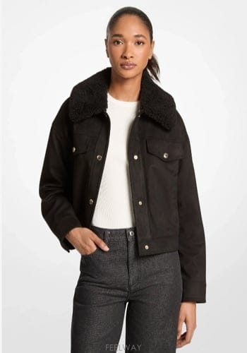Michael Kors ����Ŭ �ھ  Microsuede Trucker ���ϸ���Ŭ �ھ  Microsuede Trucker ����
