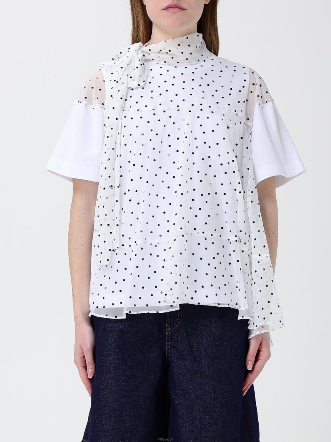 Sacai [A6] ��ī�� 2608536 ���� Ƽ���� 2608536-101[A6] ��ī�� 2608536 ���� Ƽ���� 2608536-101