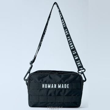 HUMAN MADE 26 FW �޸� ���̵� �ΰ� ������ ��Ʈ�� �и��͸� ũ�ν��� HM32GD070BK26 FW �޸� ���̵� �ΰ� ������ ��Ʈ�� �и��͸� ũ�ν���