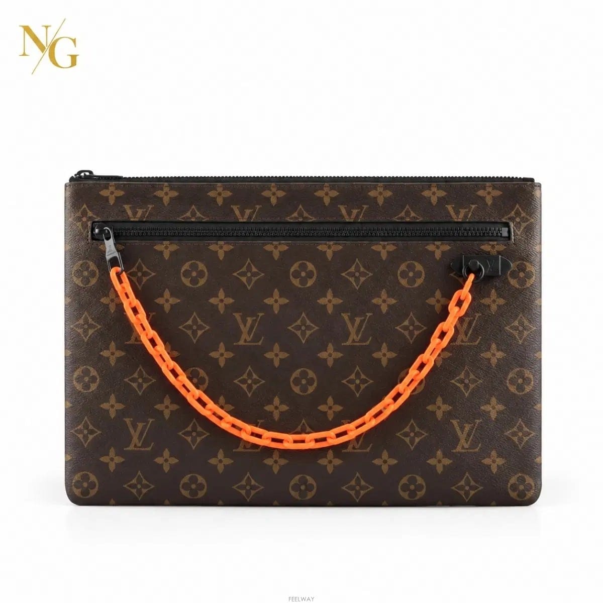 Louis Vuitton [��ǰ/������] ���̺��� LV �����ƺ��� ���׷� ü�� Ŭ��ġ�� ����[��ǰ/������] ���̺��� LV �����ƺ��� ���׷� ü�� Ŭ