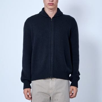 26 FW 더로우 버팔로 울 블랜드 집업 니트 가디건 R001249 Y1037 BLK