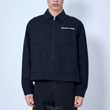 HUMAN MADE 26 FW �޸� ���̵� Drizzler �ΰ� ������ ���� ��ư ���� HM32JK015BK26 FW �޸� ���̵� Drizzler �ΰ� ������ ���� ��ư ���� 