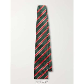 셀린느 8CM 스트라이프 실크 타이 AA0HN3850. B0082367786