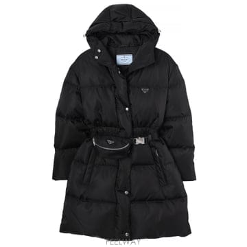 프라다 RE-NYLON 롱 다운 자켓 블랙 29Y395 1WQ8 F0002 S OOO