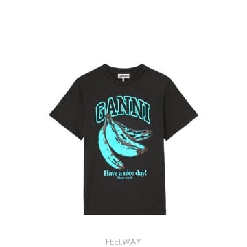 GANNI ���� ������ ��ư Ƽ���� �ٳ��� A1050200 252 B0442364490���� ������ ��ư Ƽ���� �ٳ��� A1050200 252 B044236449