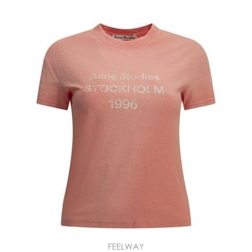 Acne 26FW ��ũ�� ��Ʃ��� �ΰ� Ƽ���� CL0395CKQ Pink26FW ��ũ�� ��Ʃ��� �ΰ� Ƽ���� CL0395CKQ Pink