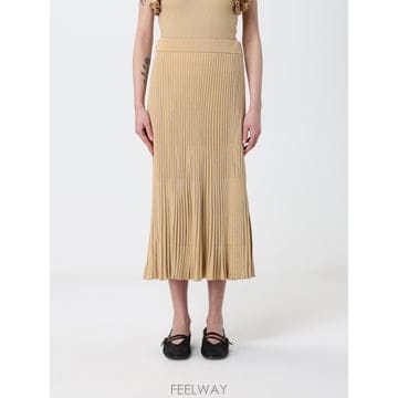 [A6] 짐머만 8721SS261 여성 미디 스커트 8721SS261-METGLD