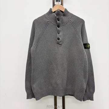 [XL]스톤아일랜드 반집업 니트