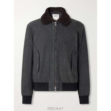 발스타 CUDDEN PLUSHTRIMMED 스웨이드 다운 자켓 40 B0082368027