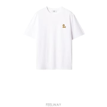 Maison Kitsune 26FW ����Ű���� ���� Ƽ���� MRWJT20KJ7026 P100 WHITE26FW ����Ű���� ���� Ƽ���� MRWJT20KJ7026 P100 WHITE