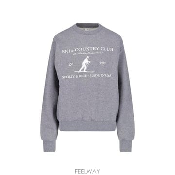Sporty & Rich 26FW ����Ƽ�ظ�ġ ������ ST10382000BL30 HEATHER GRAY GREY26FW ����Ƽ�ظ�ġ ������ ST10382000BL30 HEATHER GRAY G
