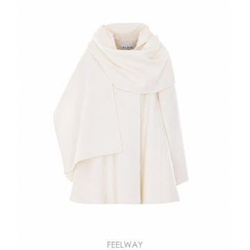 26 F/W 알라이아 스카프 코트 AA9M1220W107D/113 B0012368006
