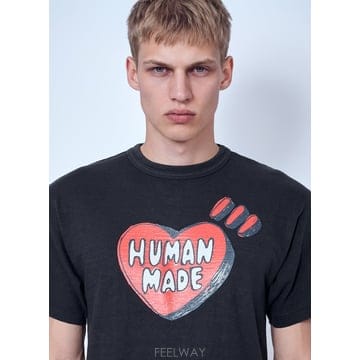 26 F/W 휴먼메이드 그래픽 티셔츠 HM32TE014BK B0112367525