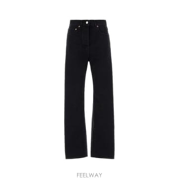 발망 스트레이트 핏 블랙 데님 팬츠 PA0000000003 0PC B0442295996