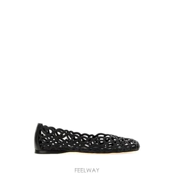 로에베 PETAL 아나그램 발레리나 LLST466X17 BLACK B0442322531