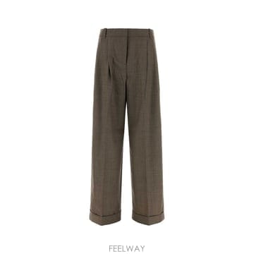가니 울 멜랑주 SUITING 오버사이즈 플리트 팬츠 A108020 B0442330360