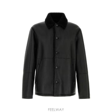 질샌더 레더 OUTWEAR J22SW0130J07238 001 B0442363613