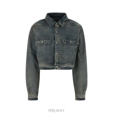 릭오웬스 다크쉐도우 케이프 슬리브 크롭 OUTERSHIRT DS02 B0442305583