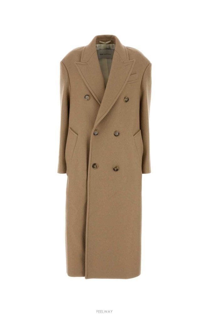 Ami �ƹ� DOUBLEBREASTEDLONGCOZYCOAT FCO458W B0442311411�ƹ� DOUBLEBREASTEDLONGCOZYCOAT FCO458W B0442311411
