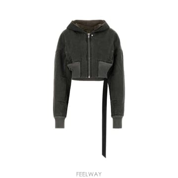 릭오웬스 다크쉐도우 후드 크롭 플라이트 DS02F6722CVG 14 B0442330174