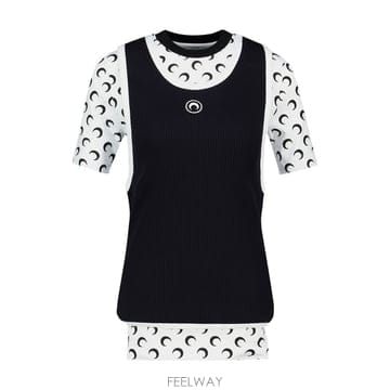 26 F/W 마린 세르 레이어드 SS 티셔츠 마린 SERRE 코튼 블 B0732361629