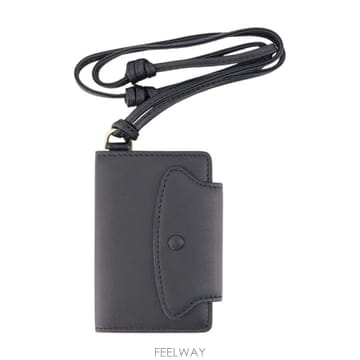 26 F/W 아미 MIMI NOTEBOOK 참 아미 파리 레더 블랙  B0732363761