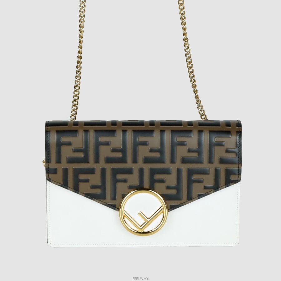 FENDI [�Ƹ�����]��� FF ü�� ���� ũ�ν���8BS006[�Ƹ�����]��� FF ü�� ���� ũ�ν���8BS006