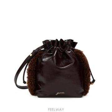 가니 Party pouch in brown 12188721447176 TP725778169