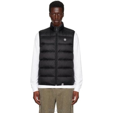 AAPE by A Bathing Ape 블랙 에이프나우 다운 베스트 ADN7784 TP878153999