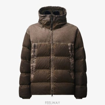 국내배송 [엔드럭스] 26FW CP컴퍼니 남성 크롬 R 고글 다운 자켓 21CMOW115A