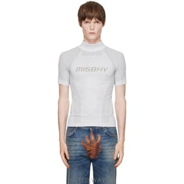 MISBHV 그레이 스포츠 티셔츠 240M522 TP878153967