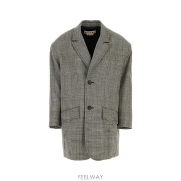 26FW 마르니 자수 울 오버사이즈 블레이저 CPMA0292U0UTWA59CHN99 TP579493055