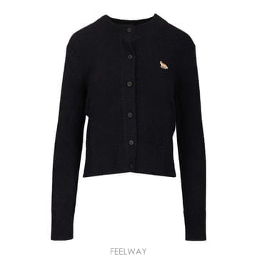 메종 키츠네 미드나이트 블루 울 가디건 PW00506KT10060413 TP578396401