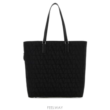 24FW 발렌티노 블랙 패브릭 쇼핑 백 5Y2B0C46CSH0NO TP577977663