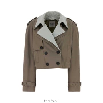 26SS 디아티코 Dove grey 개버딘 트렌치 코트 260WCB00111PLC003AA700 TP5792