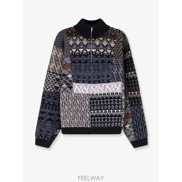 [N85]리프리젠트 MLM101019 남성 니트 스웨터 가디건 REPRESENT Duality wool an
